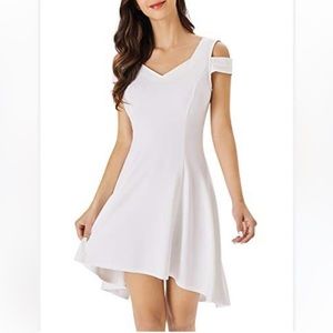 InsNova Summer White Cocktail Dress